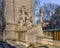 Front group of sculptures at the base of the Maine Monument, New York City