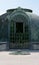 The front of a historic greenhouse in Lednice Chateau in the Czech Republic