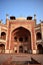 Front of Humayun`s tomb in the city of Delhi
