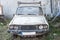 The front of an old Dacia 1300 car - large frame