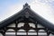 Front roof exterior of Kuri Hall in the Tenryu-ji Temple complex