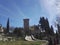 Front side of the Tvrdos monastery, near town Trebinje