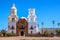 Front Of Spanish Mission Xavier De Bac In Arizona