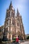 Front vertical view of St. Peter`s Cathedral facade an Anglican cathedral church in Adelaide Australia