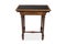 Front View of an Antique Wooden Side Table