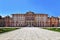 Front view of Baroque castle called Bruchsal Palace in Germany