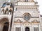 front view of Basilica porch and Cappella Colleoni