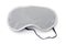 Front view of blank gray sleeping eye mask