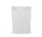 Front view of blank snack paper bag package isolated on white with clipping path