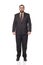 Front view businessman full length