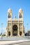 Front view of the cathedral of Sainte-Marie-Majeure in Marseille, France