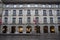 Front view of charming medieval building in heritage old town of Bern, Switzerland