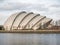 Front view of Clyde Auditorium, Glasgow