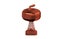 Front view of Curling Stone Bronze Trophy