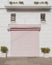 front view garage door city building. High quality photo