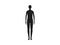 Front view of a x-gender human body silhouette.