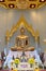 Front view of the Golden Buddha, Wat Traimit, Bangkok, Thailand