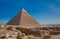 Front View of Great Pyramid with Rocks