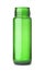 Front view of  green glass wide neck bottle
