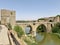 Front view of the iconic bridge in Toledo