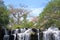 Front view of the idyllic Llano de Cortes waterfall near Bagaces, Costa Rica