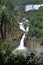 Front view of the Iguazu waterfalls, Brazil