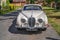 Front on view of a luxury vintage Jaguar 3000 car