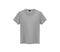 Front view of men`s gray t-shirt Mock-up on light background. Short sleeve T-shirt template on background
