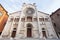 Front view of Modena Cathedral, Italy