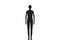 Front view of a neutral gender human body silhouette.