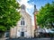 Front view of Notre-Dame de Pipet chapel a church in Vienne Isere France