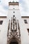 Front view old Town Hall tower in Brno