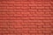 Front View of Persian Red Colored Old Brick Wall for Background