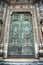 Front view of Santa Maria del Fiore cathedral main door in hdr