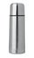 Front view of steel thermos flask