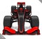 Front view vector fast cartoon formula race car illustration art