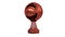 Front View of Volleyball Bronze Trophy in Infinite Rotation