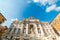 Front view of world famous Fontana di Trevi