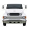 Front white truck