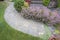 Front Yard Garden Curve Paver Path Top View