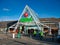 The frontage of the Bromborough store of the Walmart owned ASDA British supermarket chain, located at an out of town retail park