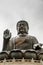 Frontal Facial view of Tian Tan Buddha, Hong Kong China