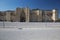 Frontal view of the caravanserai in Sultan Han