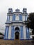 Frontal View of Colonial Santa Lucia Church