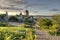 Frontenac Castle in Old Quebec City in the beautiful sunrise light