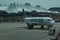 Frontier Airlines plane on tarmac  at Denver International Airport