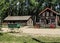 Frontier town of Fort Edmonton, Alberta, Canada