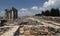 Frontinus Gate and Street in Hierapolis Ancient City, Turkey