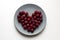 Frosted cherries heart shaped valentine