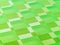 Frosted Glass Checkerboard in Lime Green